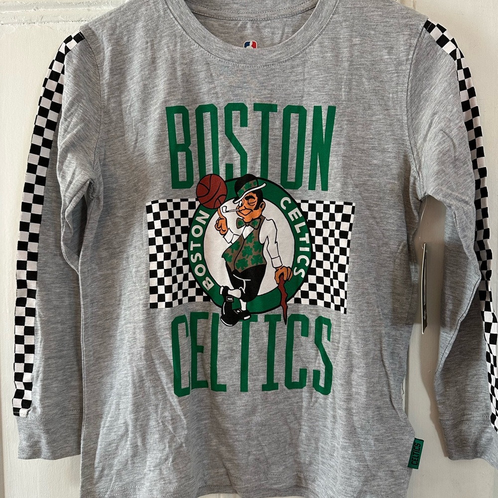Gray Celtics Long-sleeved Tee